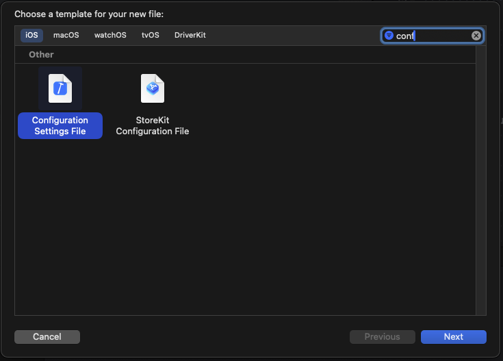 Creating an xcconfig File