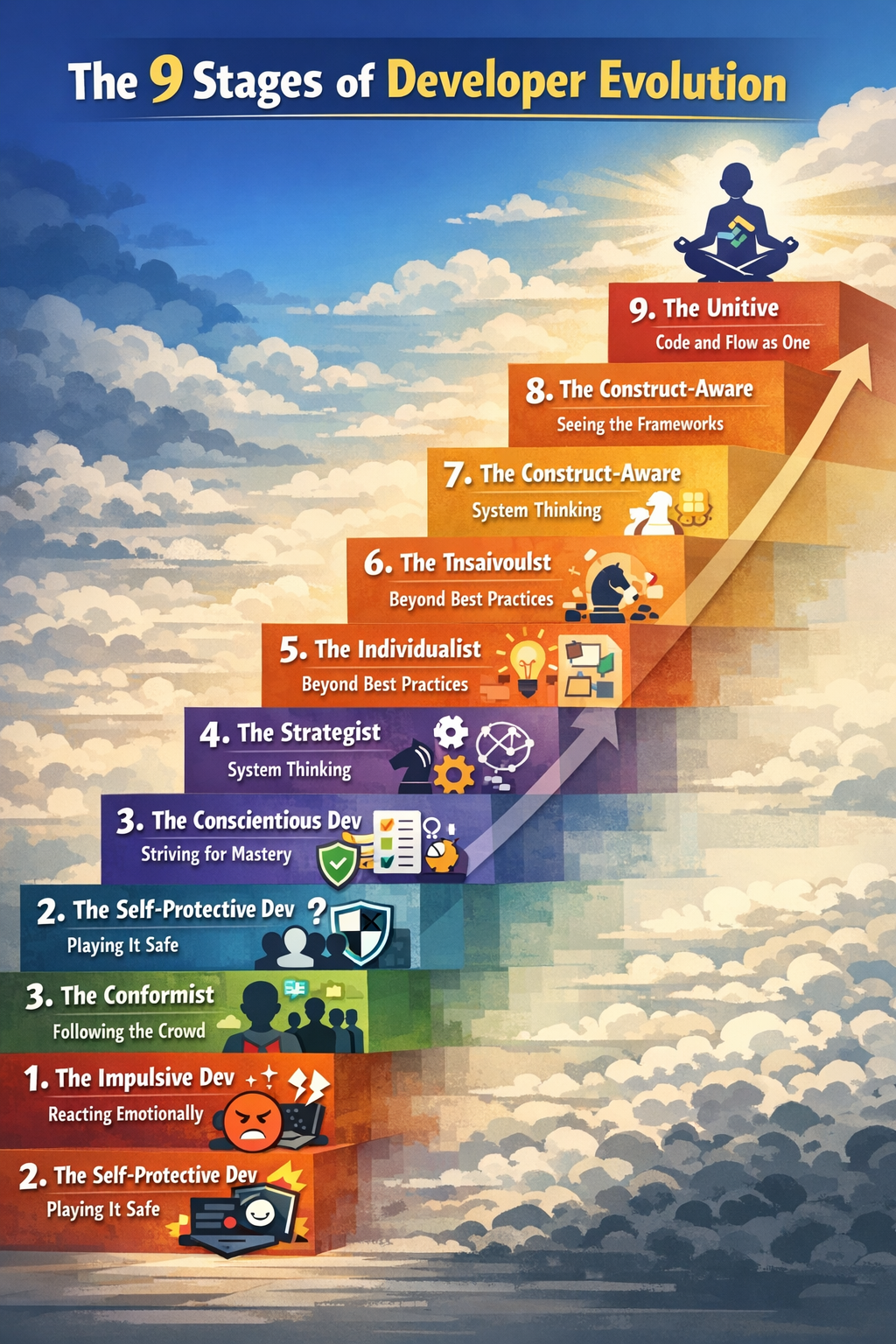 The 9 Stages of Developer Evolution